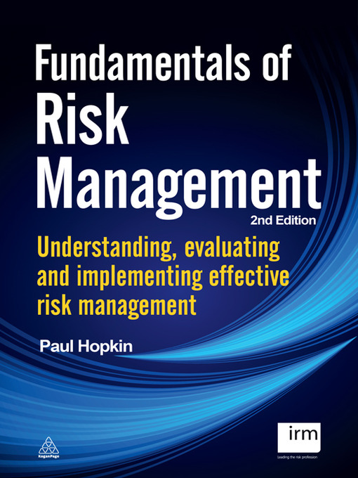 Cover image for Fundamentals of Risk Management